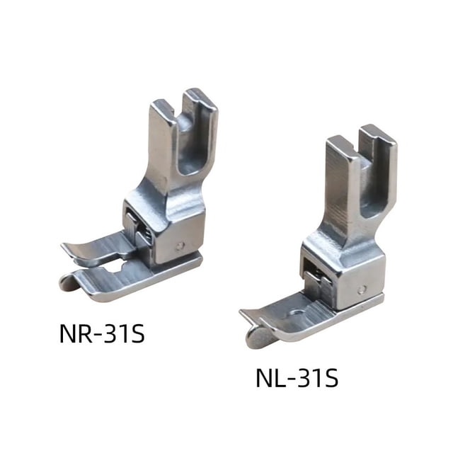 3pcs NR-31S NL-31S Right / Left Stitch In Ditch Guide Presser Foot For Industrial Lockstitch Sewing Machine Accessories Pack Waist ,Secure Placement