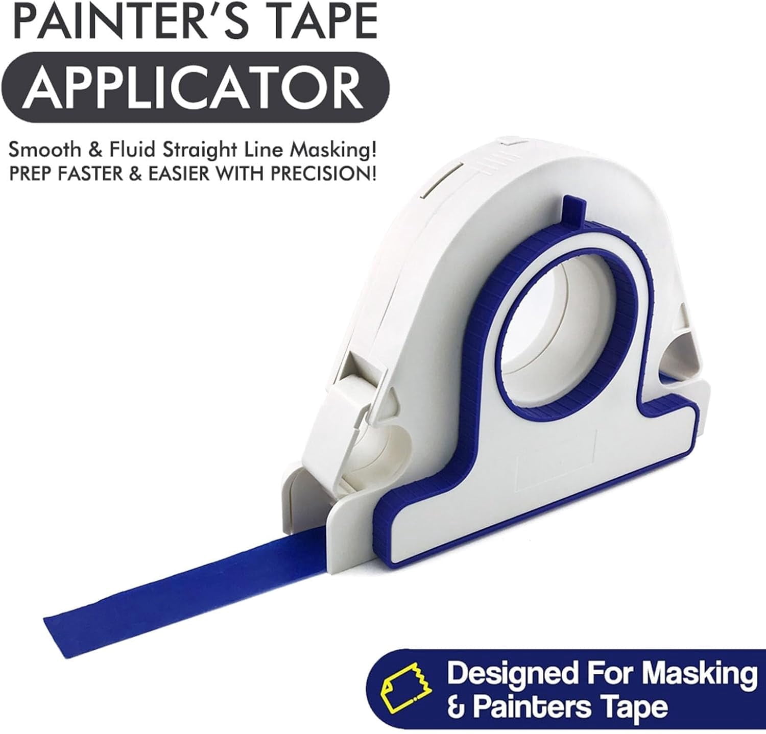 LC-dolida Painters Tape Applicator, Masking Tape Dispenser for Trim Tool with 1mm Spacing for Window Wall Floor Door Frame Painting