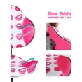 thumbnail image 3 of JJS Home Office Low Back Computer Executive Chair, Ergonomic Mesh Chair with Extra Large Base and Pads, PinkLip, 3 of 7