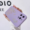 thumbnail image 3 of Compatible with iPhone 13 Pro Max Case, Butterfly Pattern with Side Plated Heart Pattern Soft Silicone Shockproof Full Camera Lens Cute Case for iPhone 13 Pro Max for Women Girl,Blue, 3 of 7