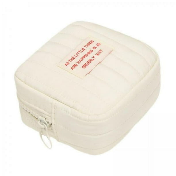 Neceser de maquillaje,Neceser de viaje Neceser de cosméticos Neceser de maquillaje,Soporte para almohadillas de lactancia Bolsa para tampones Bolsa para servilletas sanitarias,Bolso de