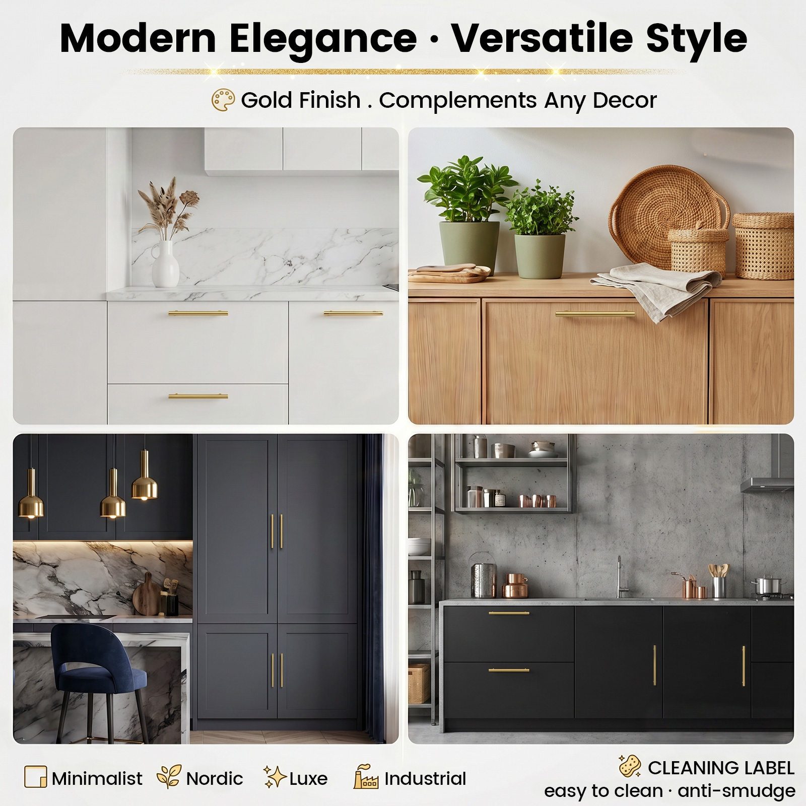 Evjurcn 12-Pack Gold T-Bar Cabinet Pulls photo 6