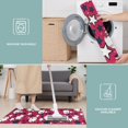 thumbnail image 6 of Red Baseballs and Stars Pattern Kitchen Rugs Sets Of 3,Kitchen Runner Rugs Non Skid Washable,Decorative Kitchen Floor Mats for Kitchen,Sink,Laundry,17"x30"+ 17"x47" + 17"x59", 6 of 6
