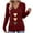Red#1, variant on Xuniizn Valentine's Day Womens Long Sleeve Shirts, Heart Print V Neck Casual Loose Tops, Plus Size Soft Cozy Sweatshirt, Gifts for Her