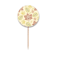 thumbnail image 1 of Happy Thanksgiving Day  Pattern Toothpick Flags Round Labels Party Decoration, 1 of 3