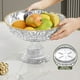 thumbnail image 1 of Frutero grande, bandeja de drenaje extraíble, diseño de rejilla, gran capacidad, estilo moderno, ideal para fiestas, resistente a la intemperie, base de metal y madera, para la cocina., 1 of 9