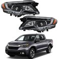 thumbnail image 2 of labwork Headlights Assembly Headlamps Left & Right Side Replacement for 2016-2022 Pilot 2019-2021 Passport 2017-2020 Ridgeline, 2 of 7