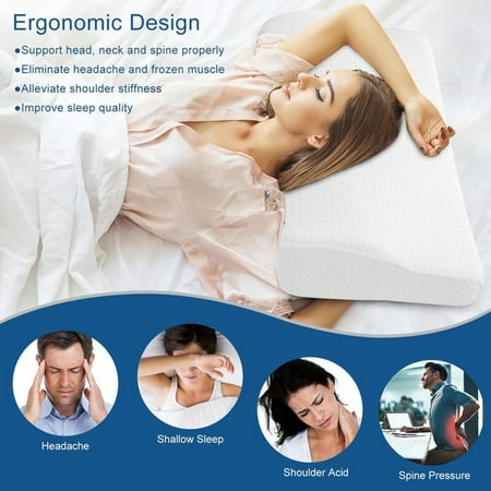 Anti Snore Slow Rebound Memory Foam Pillow Cervical Pillow For