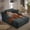 Dark gray, variant on EHANCIS 66" Oversized Chaise Lounge Chair Indoor, Corduroy Upholstered Boneless Sofa Bed, Deep Seat Sleeper Couch Reading Chairs, Cloud Sofas Couches for Living Room, Apartment (Pink)
