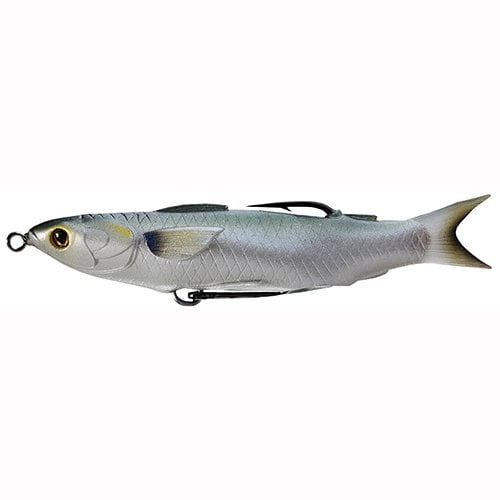 Livetarget Lures Mullet 5 3/8" Hbf,Sh,Slvr,8/0,5/8Oz