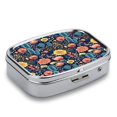 WNAGSB Southwest Cactus Garden287 Small Pill Box, Metal Pill Box