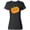 AB-Black, variant on Inktastic Smiling Pumpkin, Halloween, Orange Pumpkin Women's T-Shirt