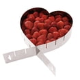 thumbnail image 2 of Molde para hornear pasteles de acero inoxidable, molde retráctil ajustable para pasteles, artilugio para hornear círculo de mousse de amor, 27*25*5cm, 1 pieza Electrónica, 2 of 5