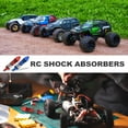 thumbnail image 6 of Uxcell RC Shock Absorber 1/18 50mm Aluminum Threaded Front & Rear Shock Absorber Damper Assembled Set for TRX4M 1/18 RC Car Crawler Racing Truck, Black, 6 of 6