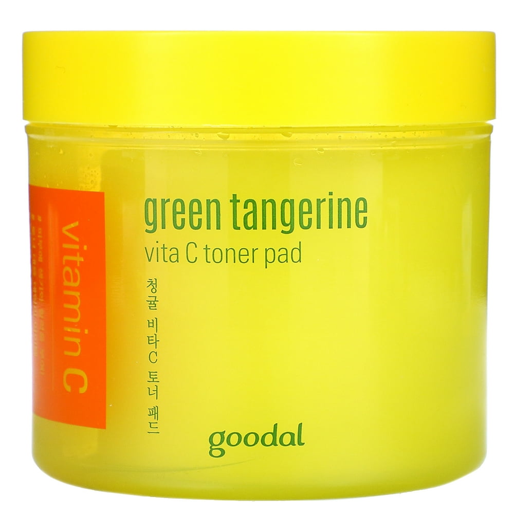 Goodal Goodal Green Tangerine, Vita C Toner Pad, 4.73 fl oz (140 ml)