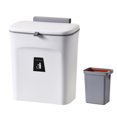 thumbnail image 2 of Bote de basura de cocina BLESIY plástico blanco, 2 of 8