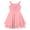 Pearl Pink, variant on CHICTRY Kids Girls Chiffon Flower Girl Dress Pleated High Waist Birthday Party Dress