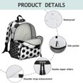 thumbnail image 2 of Students Sports Backpack with Soccer, Basketball, Football Prints - Lightweight Oxford Fabric, Durable and Comfortable, 2 of 6