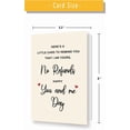 thumbnail image 2 of xianyou-Funny Anniversary Card, Humorous Greeting Card For Him Her, Red, 8x5.3 inches, Cartoon Pattern, Unisex-Adults, 2 of 4