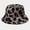 Brown, variant on Fesfesfes Women's Bucket Hat Leopard Print Basin Hat Cloth Fisherman Hat Sun Hat