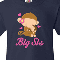 thumbnail image 4 of Inktastic Big Sis Monkeys Youth T-Shirt, 4 of 5