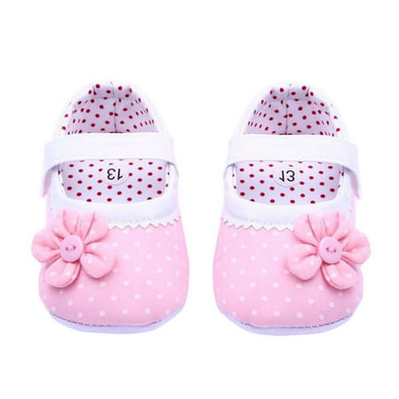 

Kids Sole Shoes Soft Flower Lp/13Cm Leather Crib Shoes