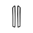 thumbnail image 1 of sweethay 2 unids/set de cubierta embellecedora de salida de ventilación de pilar delantero, reemplazo de decoración de fibra de carbono para Automoción decorativa y accesorios sweethay VI2337-00B, 1 of 6