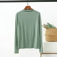 thumbnail image 2 of Plebaso Women's Mock Turtleneck Long Sleeve Shirts Soft Casual T-Shirts Fall Winter Tops Womens Clothes, 2 of 7
