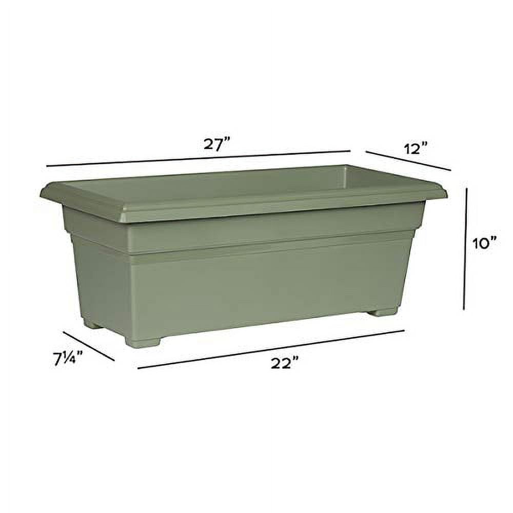 Root & Vessel Countryside Patio Planter, Sage, 27"