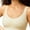 Off-white, variant on Womens Becky Wire-Free Seamless Organic Cotton Pocketed Mastectomy Bra Off-White XL