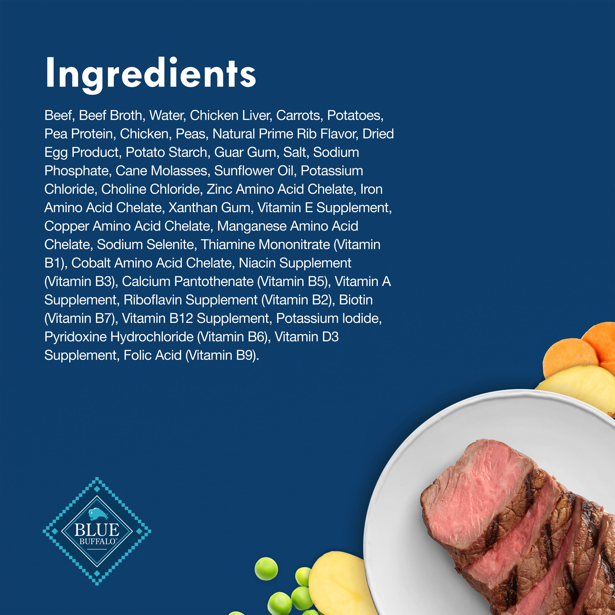 Blue Buffalo Delights Small Breed Prime Rib In Gravy Wet Dog Food for Adult Dogs, Grain-Free, 3.5 oz. Cup
