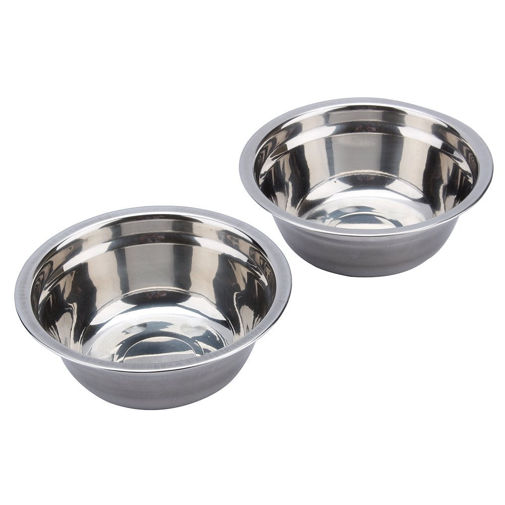 Double Pet Bowl,Double Pet Feeder Dishes,Pet Cat Dog Puppy Food And Water Dish Bowls With Retro Iron Stand