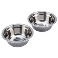 thumbnail image 5 of Double Pet Bowl,Double Pet Feeder Dishes,Pet Cat Dog Puppy Food And Water Dish Bowls With Retro Iron Stand, 5 of 6