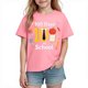 thumbnail image 1 of Camiseta Gráfica de Manga Corta Linda para Niños Niños Niñas, Temporada Escolar Impresión Tee Vestir de Verano Casual, 1 of 9