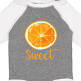 thumbnail image 4 of Inktastic Sweet Orange Boys or Girls Long Sleeve Baby Bodysuit, 4 of 5