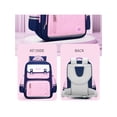thumbnail image 5 of Innerwin Boys School Bag Multi Pockets Backpack Spine Protection Bookbag Top Handle Kids Padded Straps Large Capacity  Pink Blue-L, 5 of 5