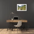 thumbnail image 3 of Paulson, Don 32x23 White Modern Wood Framed Museum Art Print Titled - WA, Cascade Pass Hiking trail amid wilderness, 3 of 4