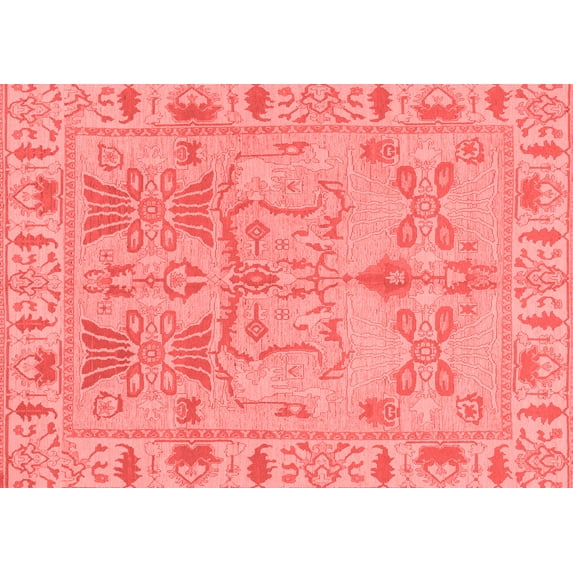 Ahgly Company Indoor Rectangle Oriental Red Traditional Area Rugs, 3' x 5'