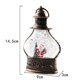 thumbnail image 3 of Bolas de nieve navideñas con forma de farol, bolas de nieve cilíndricas con purpurina, bolas de nieve de bronce para Navidad, linterna con decoración de muñeco de nieve y árbol de Navidad, 3 of 5