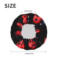 thumbnail image 6 of Easygdp Beautiful Red Ladybug Shower Caps for Women, Double Waterproof Layers Shower Cap, Quick Drying Bath Hair Cap Reusable, 6 of 9