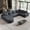 Gray, variant on Christopher Knight Home 140.5" Oversized Modular Sectional Sofa, 5 Seats U-Shaped Chenille Couch, Brown