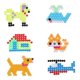 thumbnail image 3 of Water Mist Magic Beads Magic Water Sticky Beads Toy - 2400 Pieces, Fuse Beads Kit, 3 of 5
