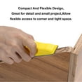 thumbnail image 5 of Uxcell 20pcs Micro Detail Sander Paper Kit 40 Grit Wet Dry Hook & Loop Alumina Sandpaper with Mini Hand Sanding Block, 5 of 6