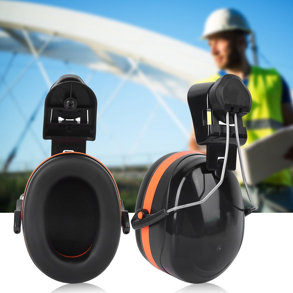 Shooting Safety Earmuff/Ear Defender Protection Helmet Hard Hat Mounted Earmuffs for Hearing Protection Yard Work Construction Firework Safety Ear Muffs