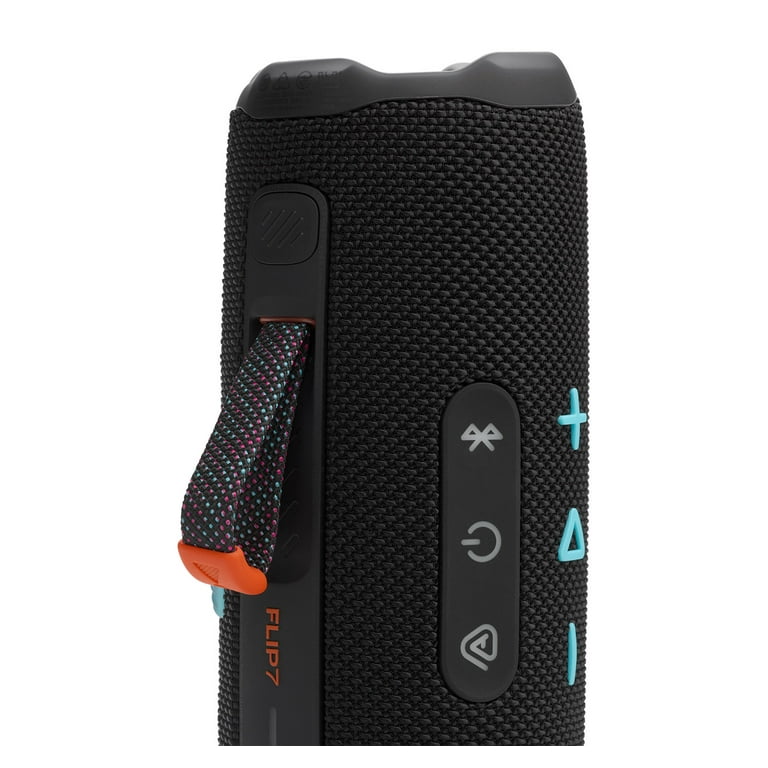 JBL Flip 7 Black Orange Portable Bluetooth Speaker - Walmart.com