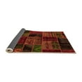 thumbnail image 2 of Ahgly Company Indoor Round Oriental Orange Modern Area Rugs, 5' Round, 2 of 4