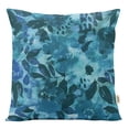 thumbnail image 1 of VargottamSquare Pillow Cover - Decorative Pillow Covers18x18 Inches,PrintedTeal BlueThemePillowcase, DecorativeSquareCushionCovers, 1 of 1