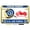 Gold - Style 1, variant on [Officially Licensed U.S. Air Force Product] - Motorcycle Domed Custom-Made Personalized Metal License Plate Frame with Proud Parent US Air Force & Wings Symbol Design - Gold