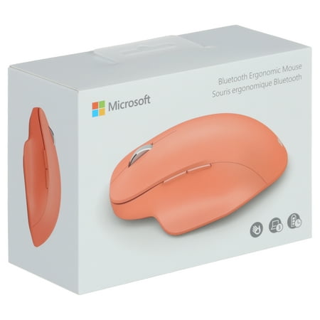 Microsoft - Bluetooth Ergonomic Optical Mouse - Peach
