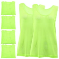FOMIYES Adults Football Vests 6Pcs High Visibility Polyester Soccer Pinnies for Team Training Vest Athletes